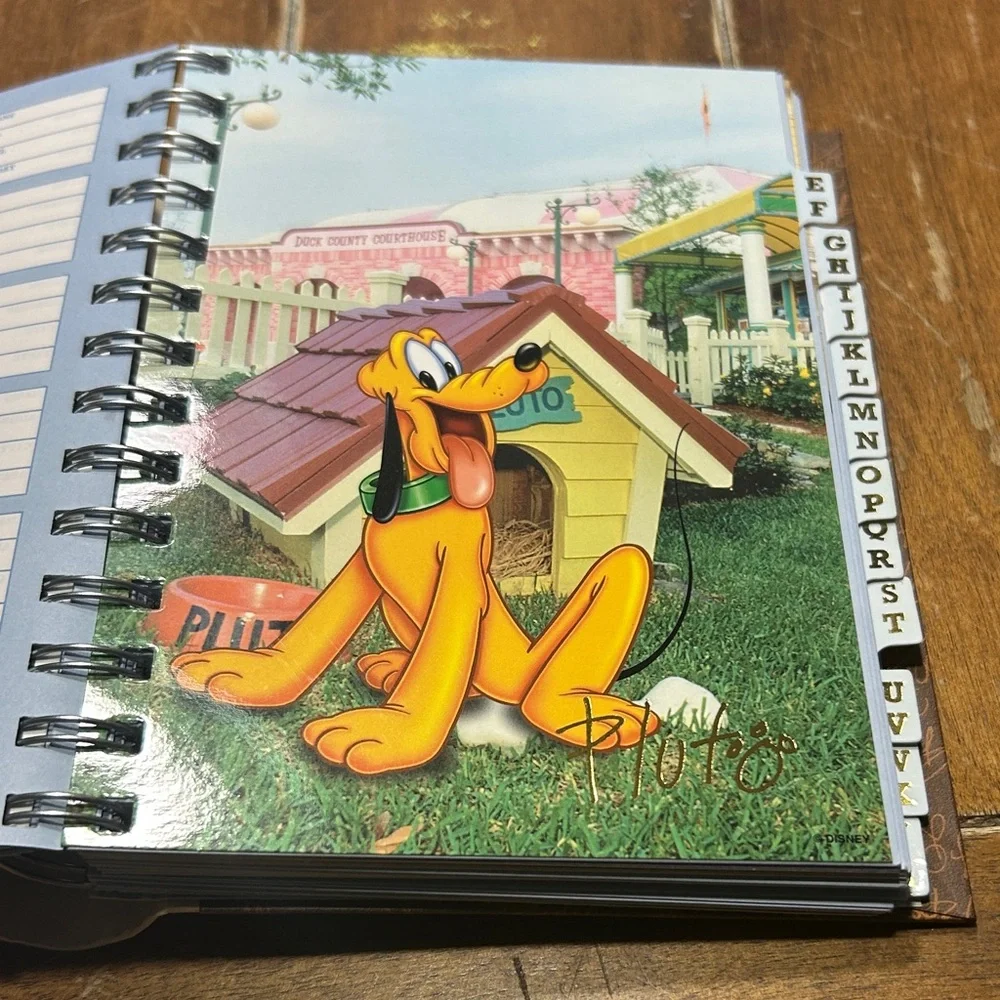 Disney Character Address Book Vintage